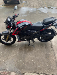 Black Red TVS Apache RTR 200 4V ABS Race Edition 2.0