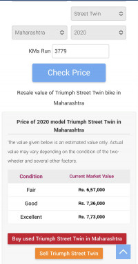 Iron Stone Triumph Street Twin