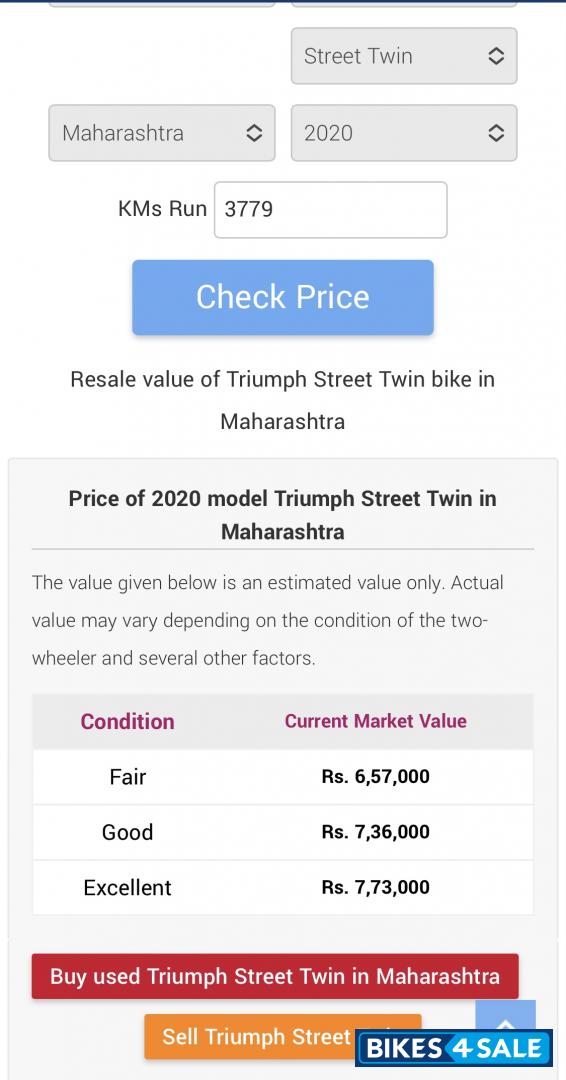 Iron Stone Triumph Street Twin Iron Stone Triumph Street Twin