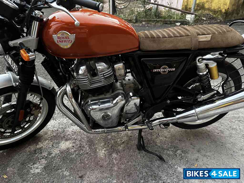 Orange Crush Royal Enfield Interceptor 650 Twin