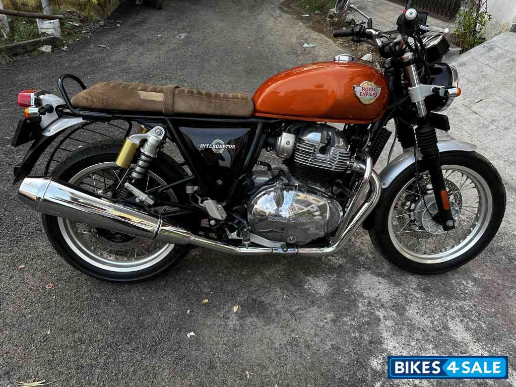 Orange Crush Royal Enfield Interceptor 650 Twin