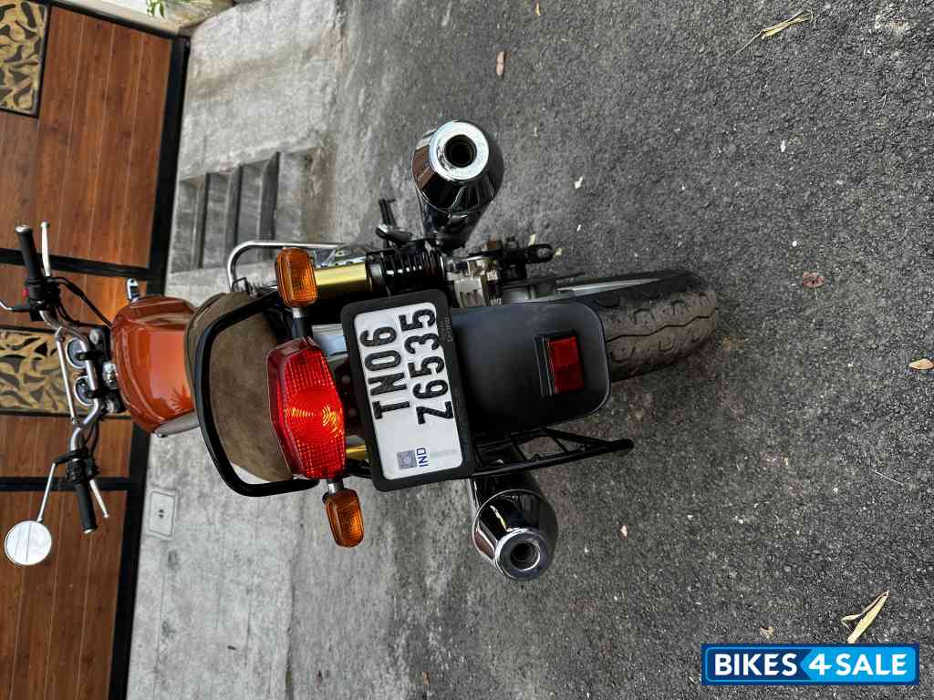 Orange Crush Royal Enfield Interceptor 650 Twin