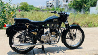 Black Royal Enfield Vintage Bullet