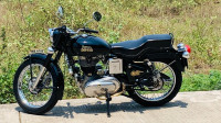 Black Royal Enfield Vintage Bullet
