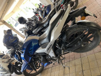 Blue TVS Apache RTR FI 160