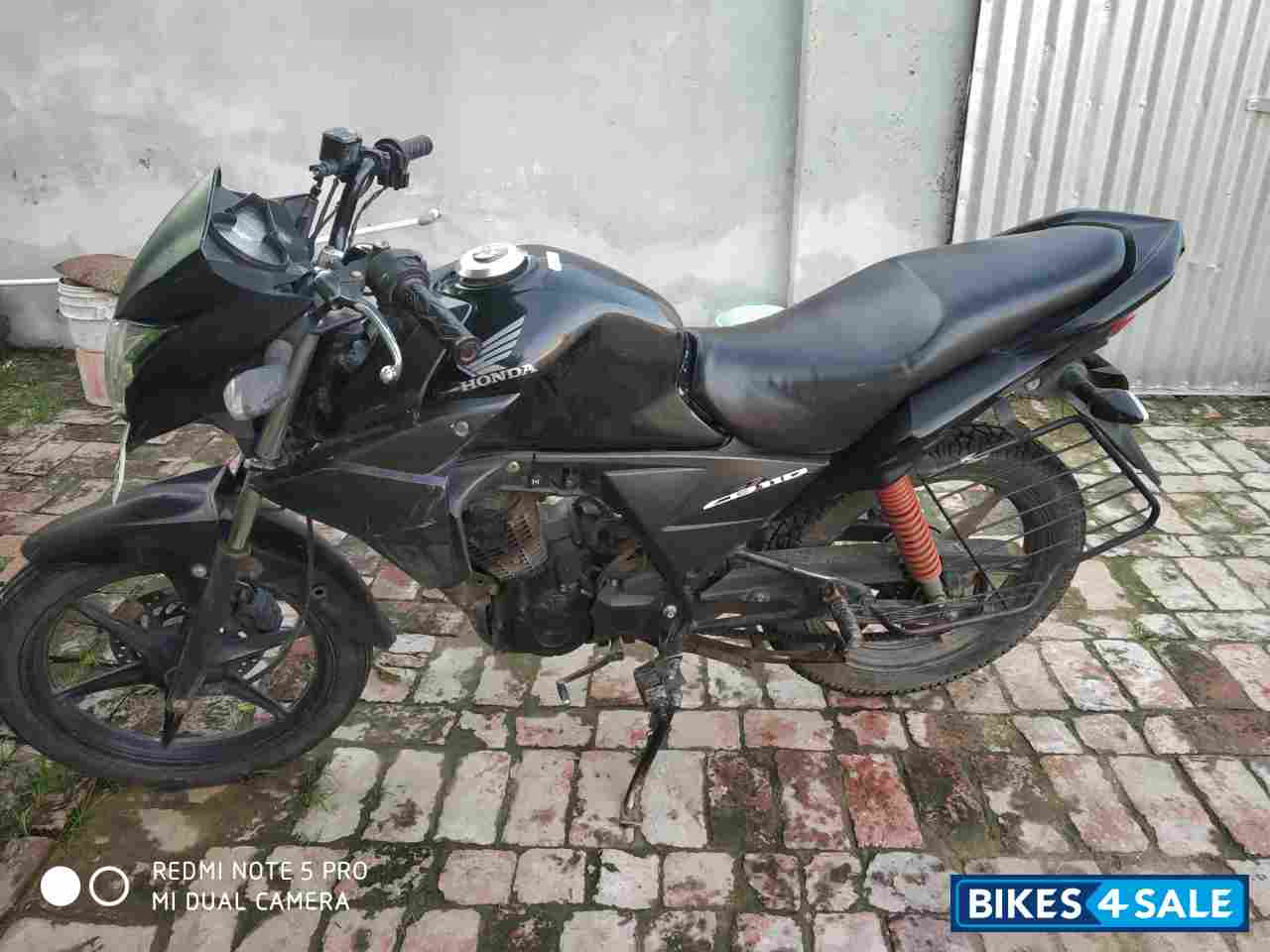 Black Honda CB Twister