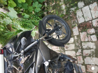 Black Honda CB Twister