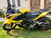 Black And Yellow Bajaj Pulsar RS 200 ABS