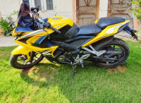 Black And Yellow Bajaj Pulsar RS 200 ABS