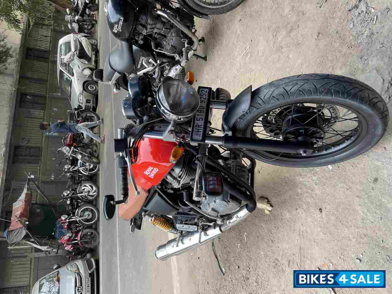 Red Royal Enfield Continental GT 535