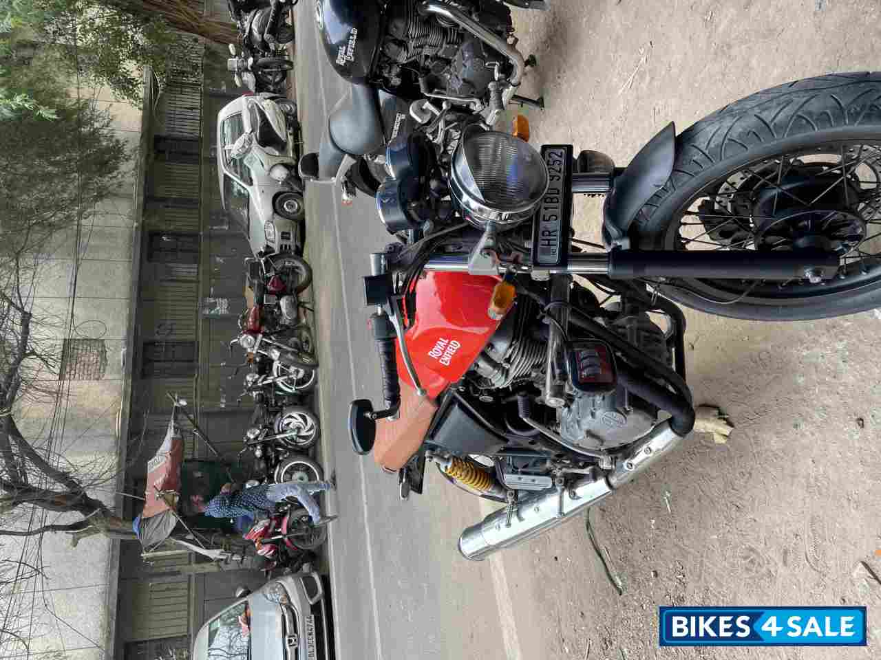 Red Royal Enfield Continental GT 535