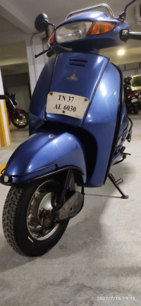 Dark Blue Honda Activa