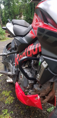 Red Bajaj Pulsar 200 NS ABS