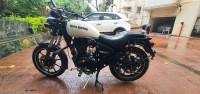 Whimsical White Royal Enfield Thunderbird X 350