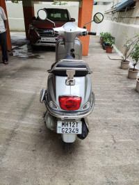 Silver Vespa VX 125