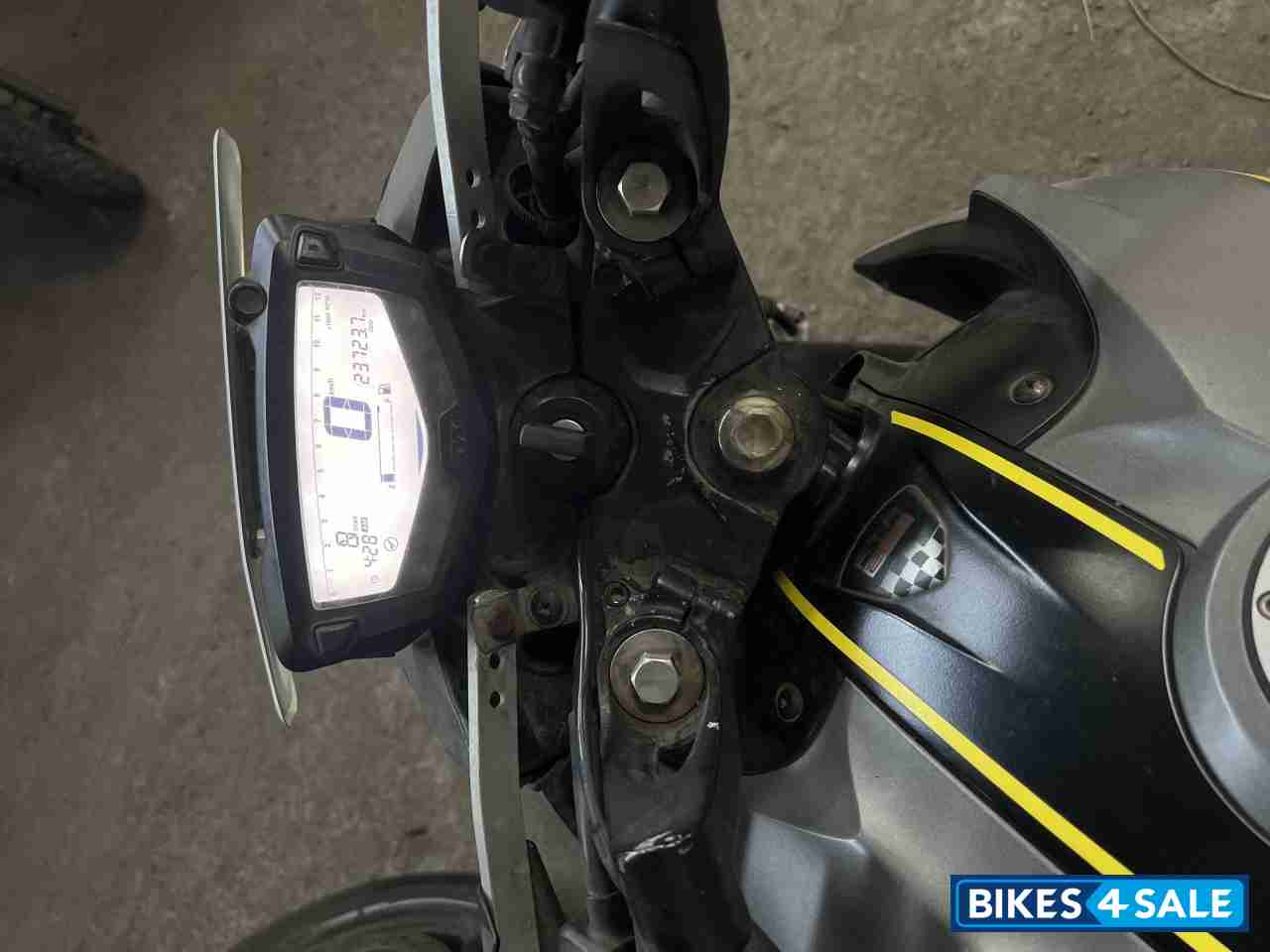 Grey TVS Apache RTR 200 4V