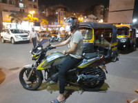 Grey TVS Apache RTR 200 4V