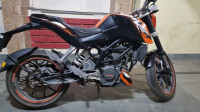 Orange KTM Duke 200