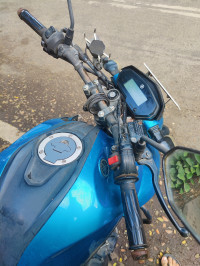 Blue Yamaha FZS 25