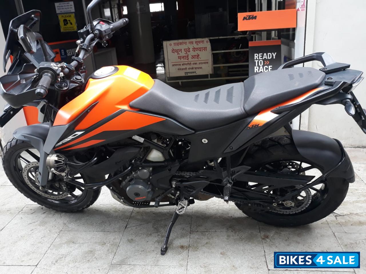 Orange KTM 390 Adventure