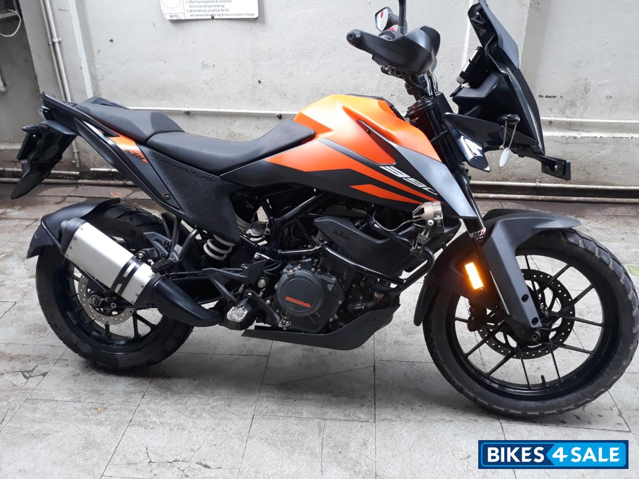 Orange KTM 390 Adventure Orange KTM 390 Adventure