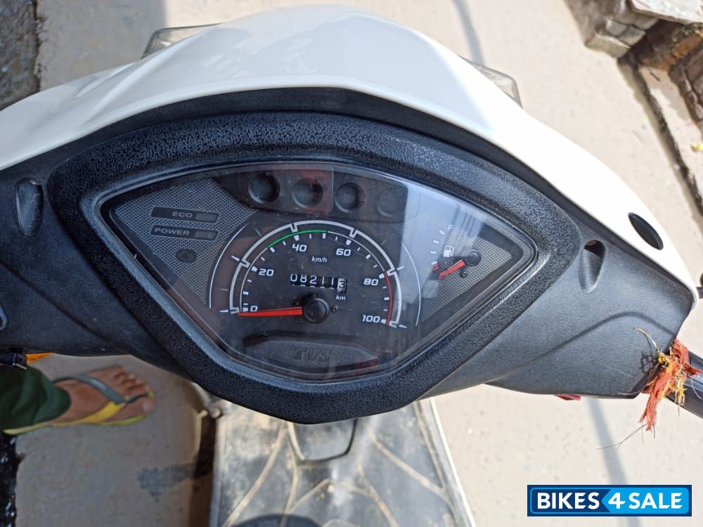 White TVS Jupiter BS6