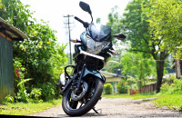 Black Green Bajaj Discover 150 F