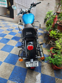 Blue Royal Enfield Meteor 350 Supernova