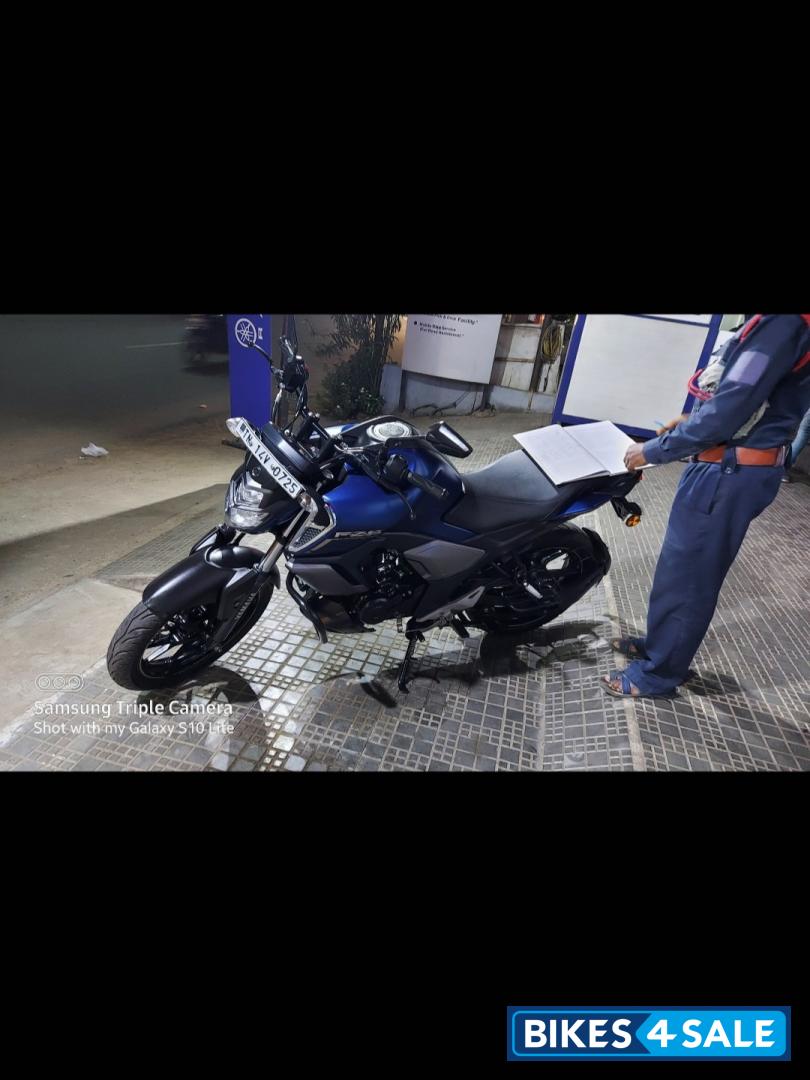 Matt Blue Yamaha FZ-S FI V3