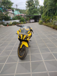 Yellow Bajaj Pulsar RS 200