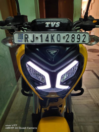 Yellow TVS Raider 125