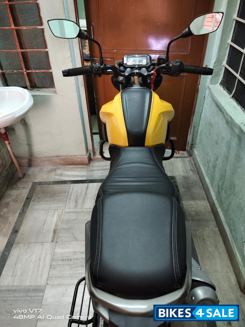Yellow TVS Raider 125