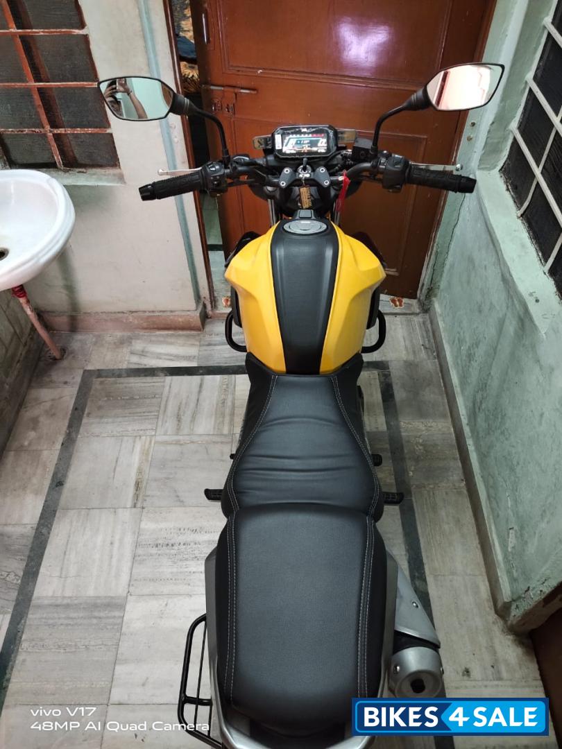 Yellow TVS Raider 125