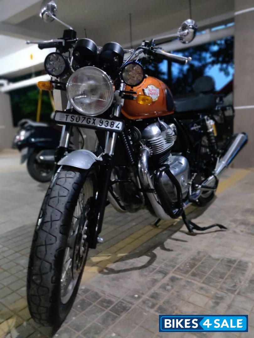 Orange Crush Royal Enfield Interceptor 650 Twin
