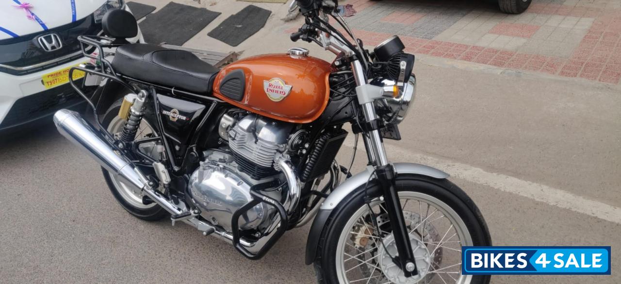 Orange Crush Royal Enfield Interceptor 650 Twin
