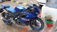 Blue Yamaha YZF R15 V3 BS6