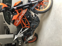 Orange, Black KTM Duke 390 BS6