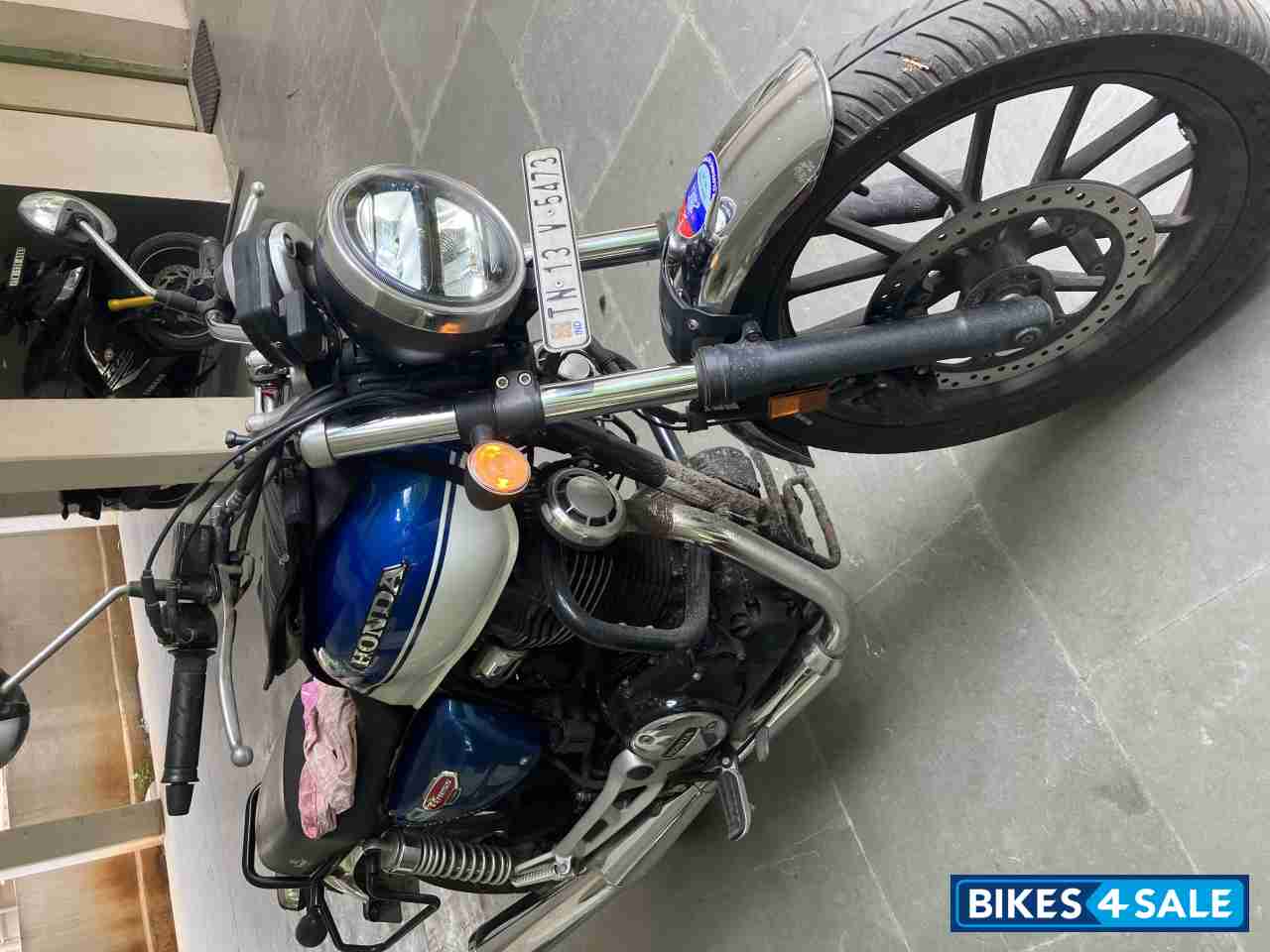 Blue Honda Hness CB350 DLX Pro