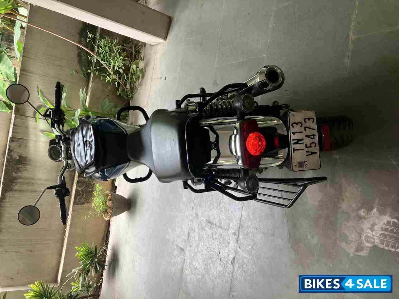 Blue Honda Hness CB350 DLX Pro