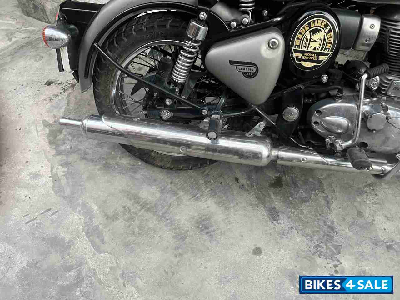 Gun Metal Grey Royal Enfield Classic 350 Dual Channel BS6