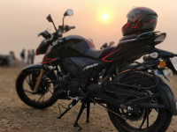 Black And Red TVS Apache RTR 200 4V ABS Race Edition 2.0