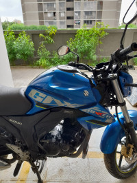 Blue Suzuki Gixxer 150