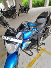 Blue Suzuki Gixxer 150