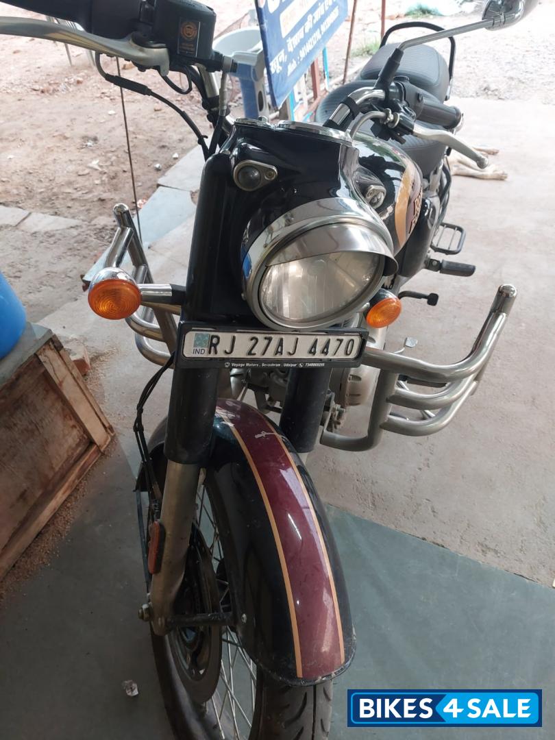 Halcyon Black Royal Enfield Classic 350 Dual Channel BS6