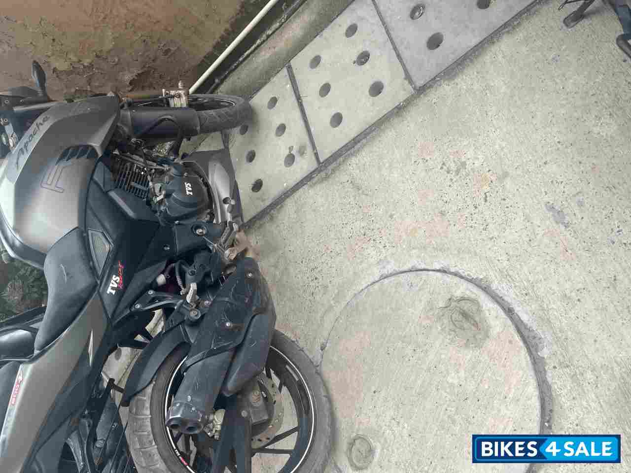 Grey TVS Apache RTR 200 4V