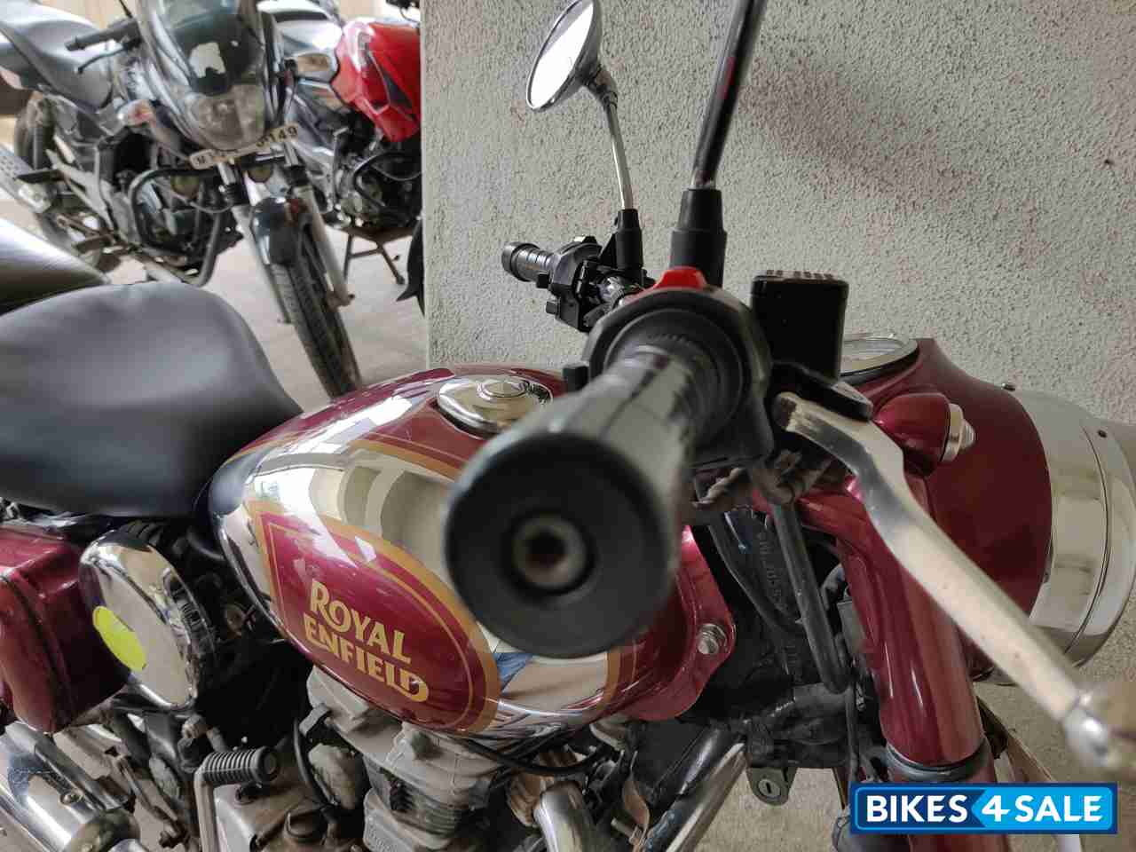 Crimson Red Chrome Royal Enfield Classic Chrome