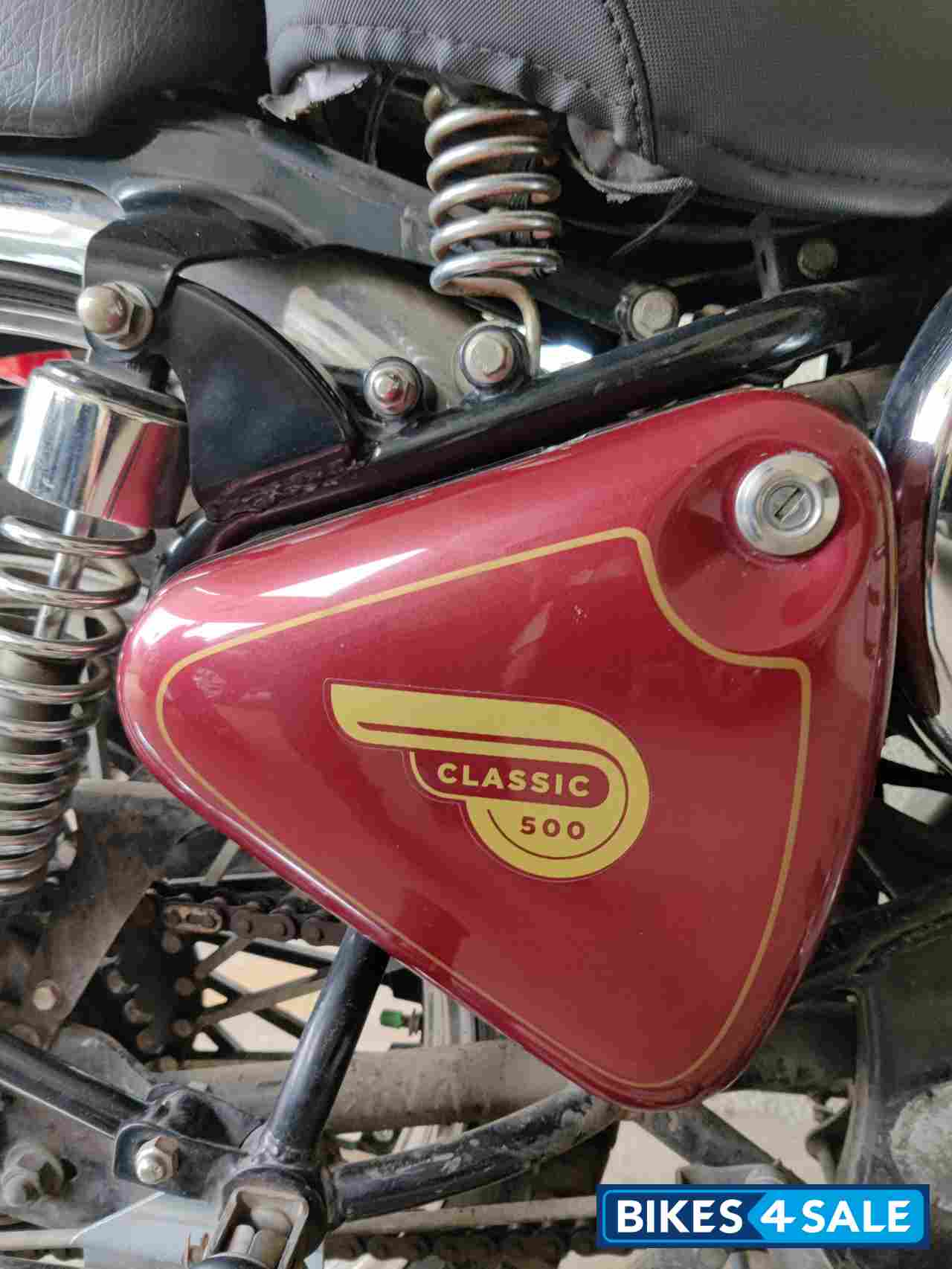 Crimson Red Chrome Royal Enfield Classic Chrome