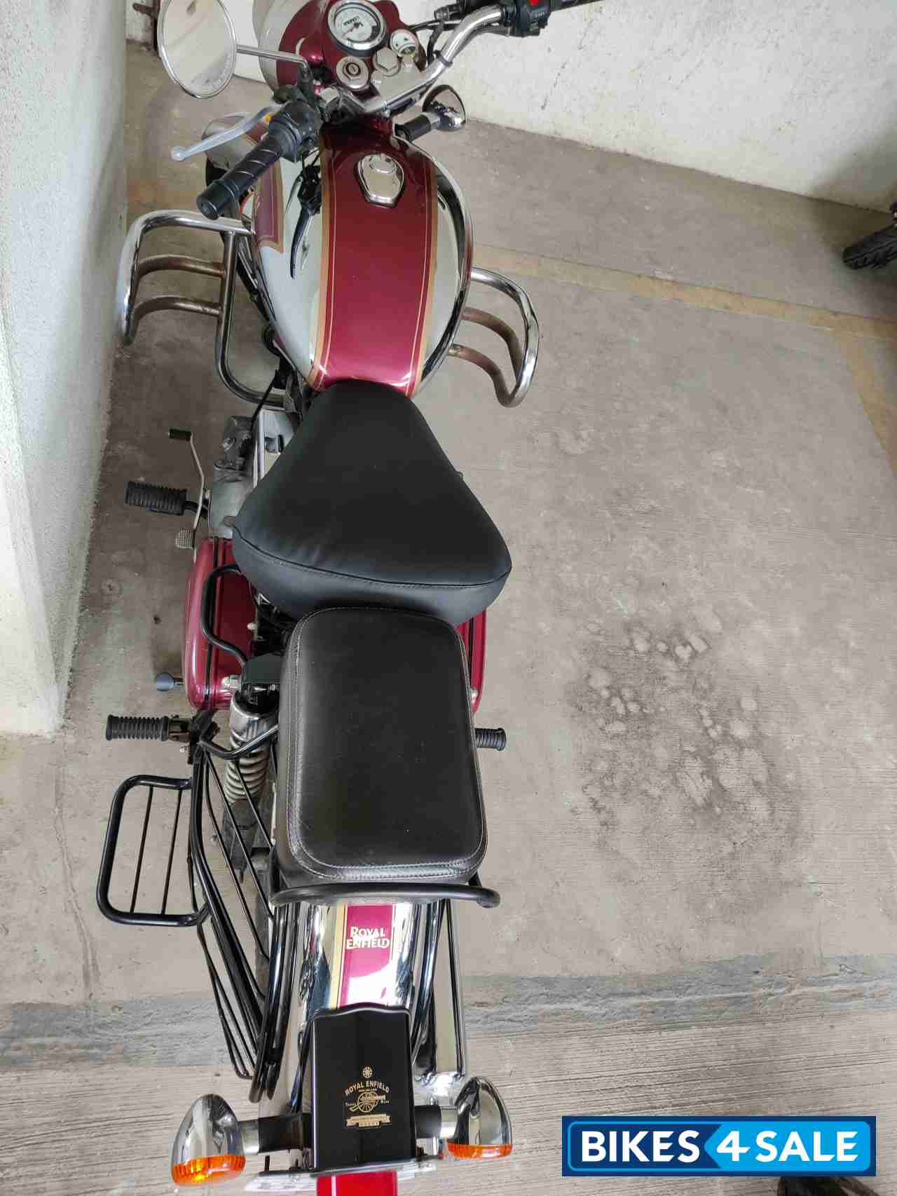 Crimson Red Chrome Royal Enfield Classic Chrome