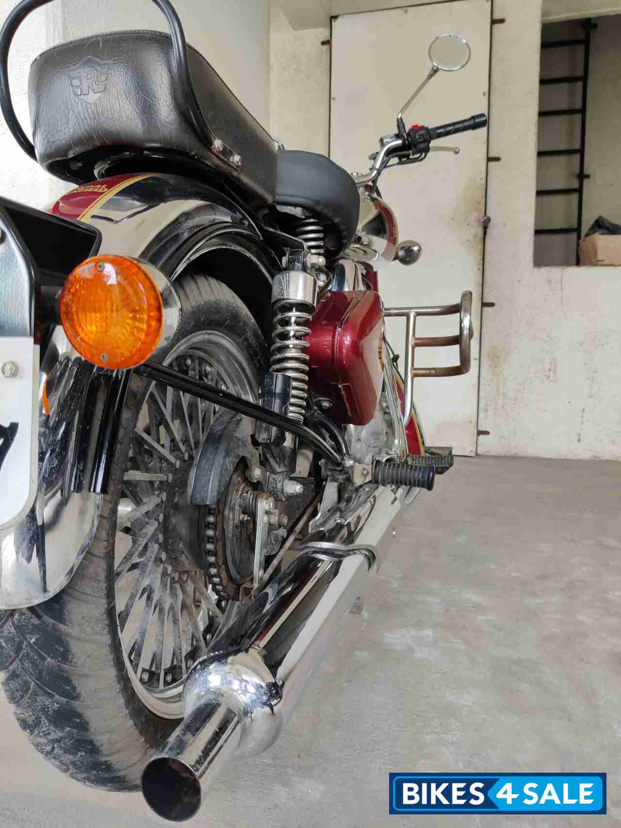 Crimson Red Chrome Royal Enfield Classic Chrome