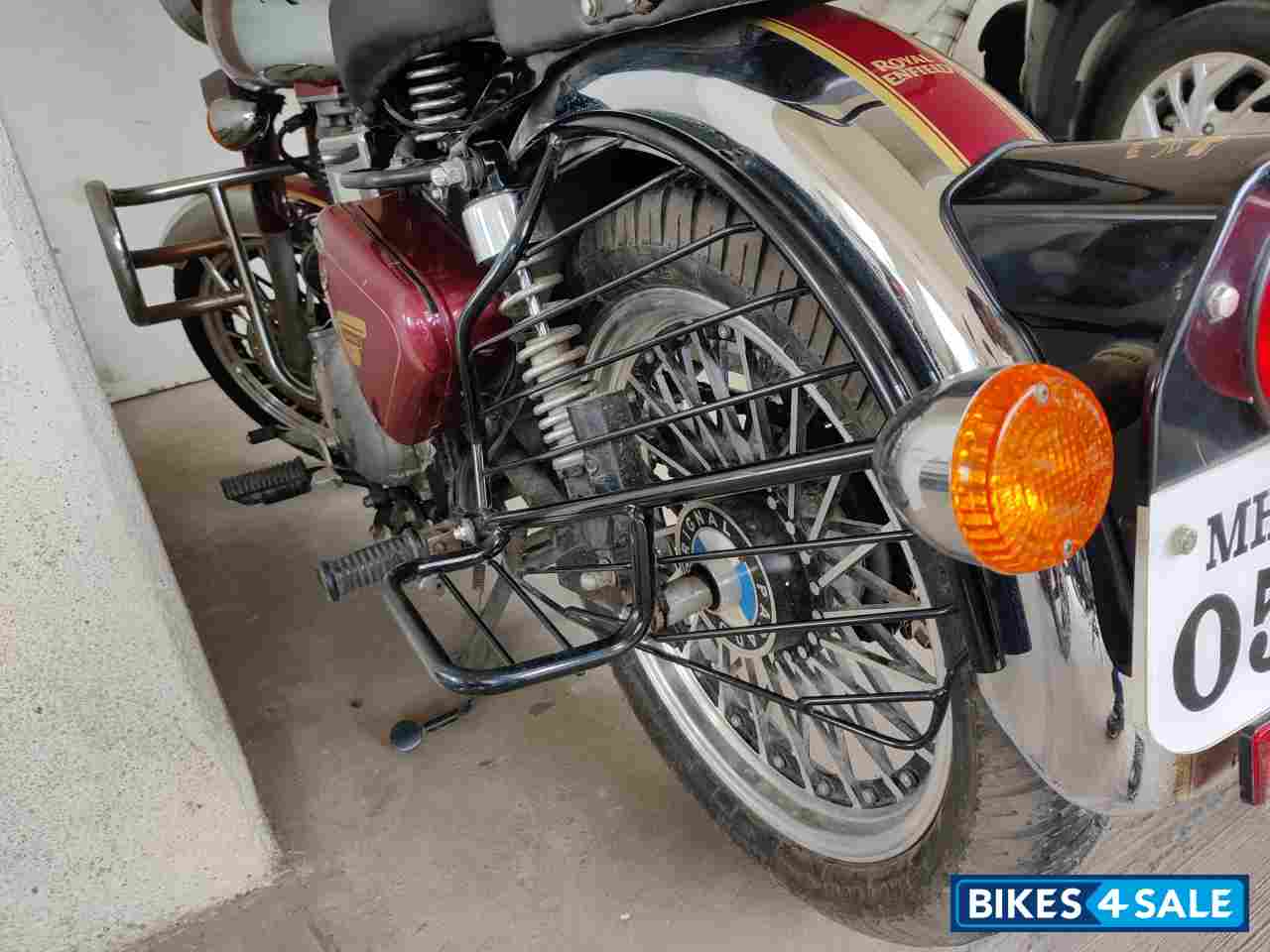 Crimson Red Chrome Royal Enfield Classic Chrome